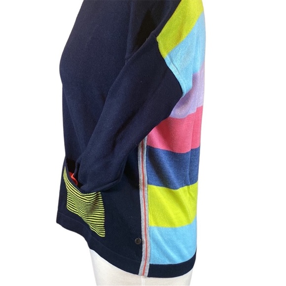 Foil Color Block Sweater - Picture 6 of 9